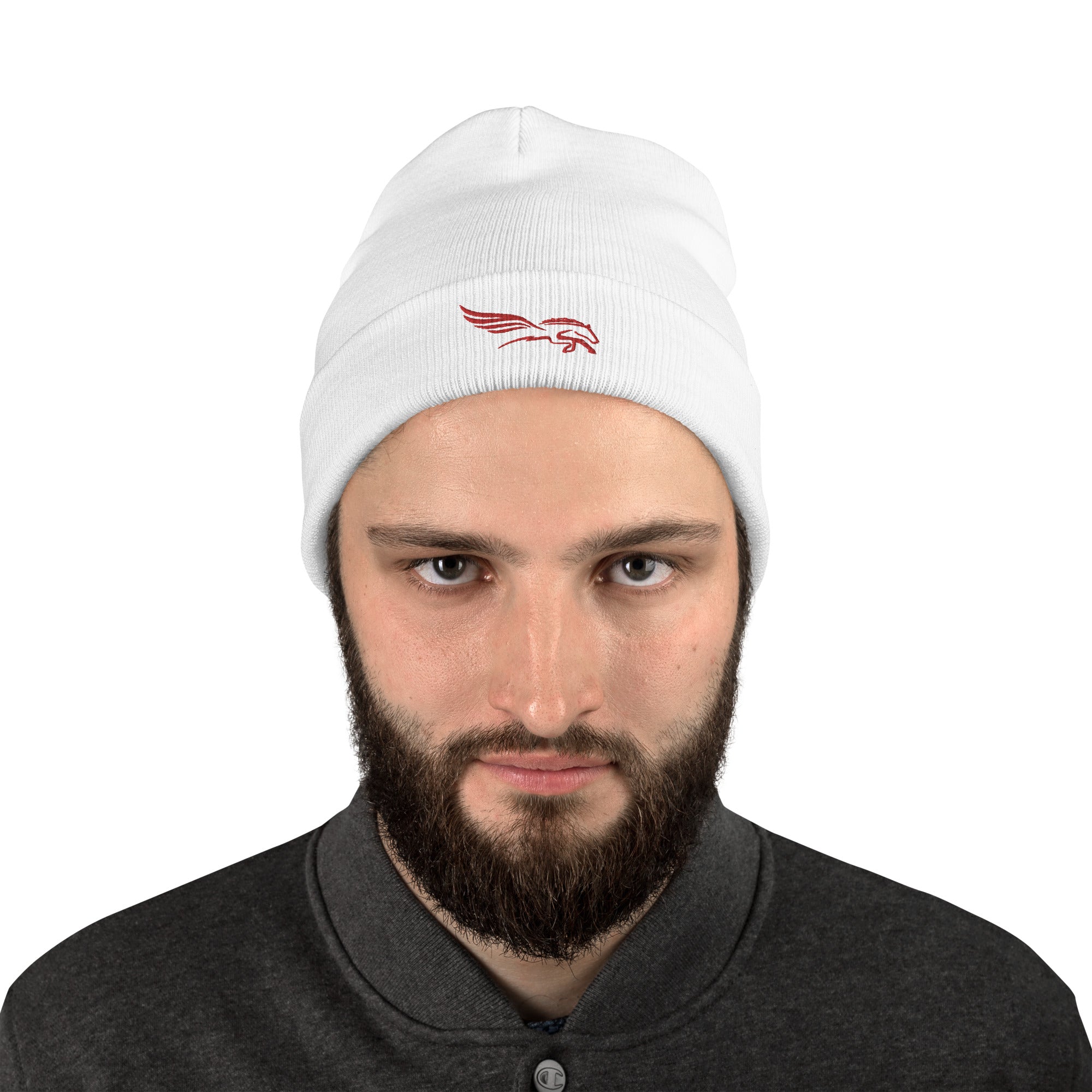 Light Color Embroidered Percy Beanie