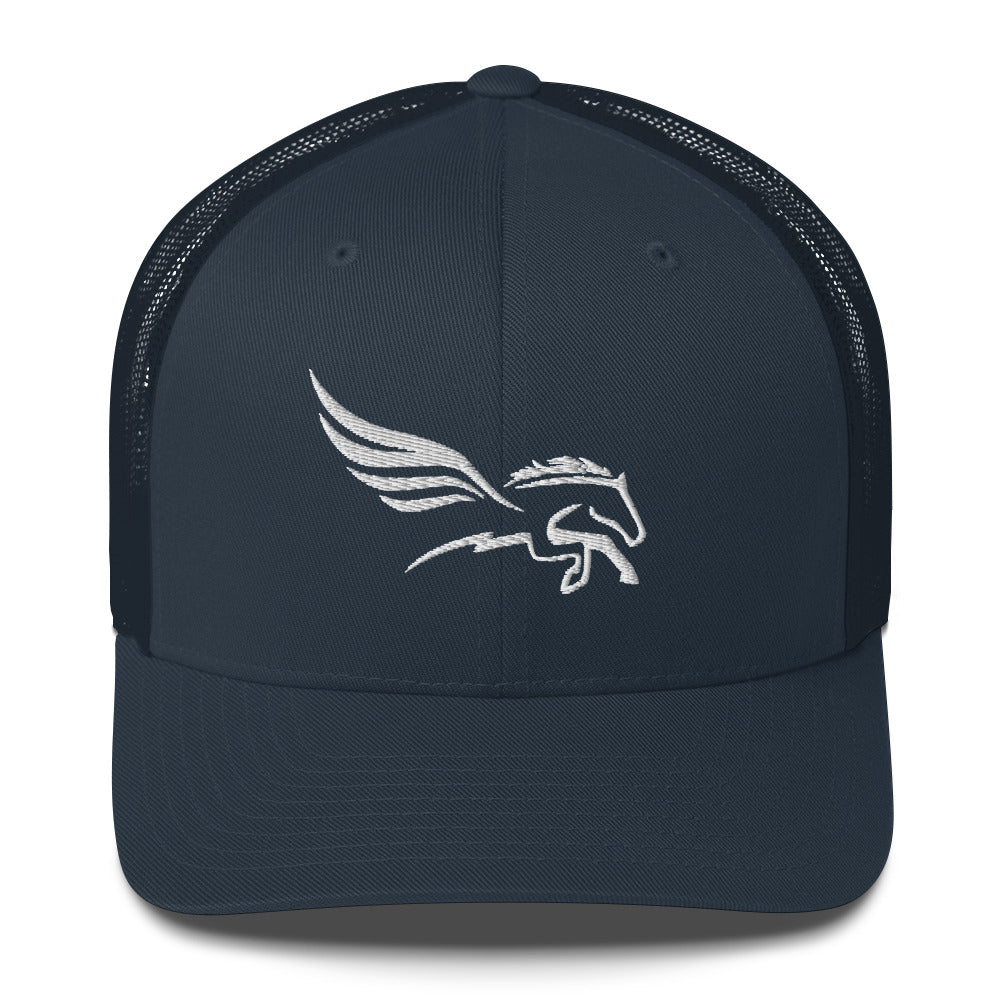 Large White Percy - Trucker Cap