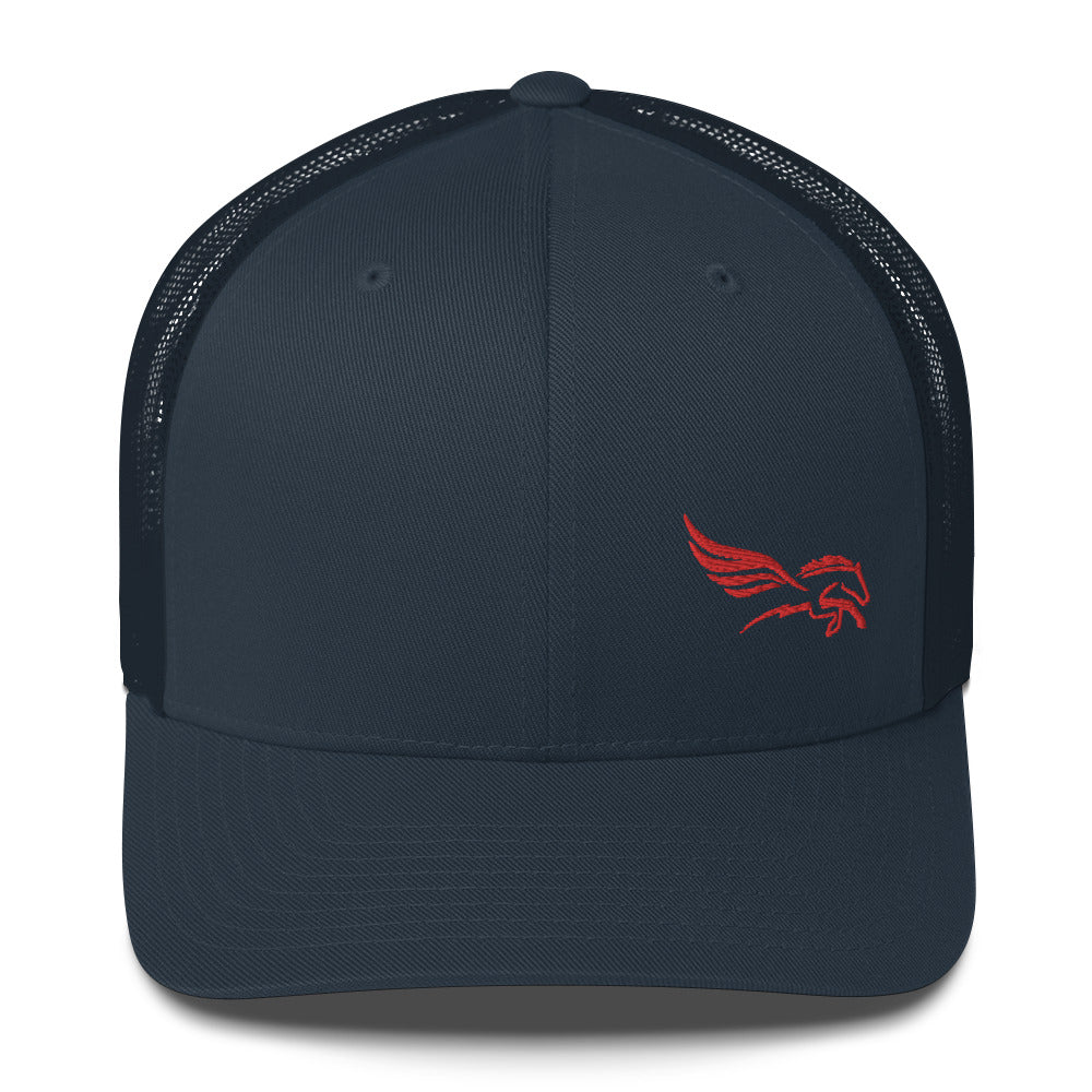 Small Red Percy Trucker Cap