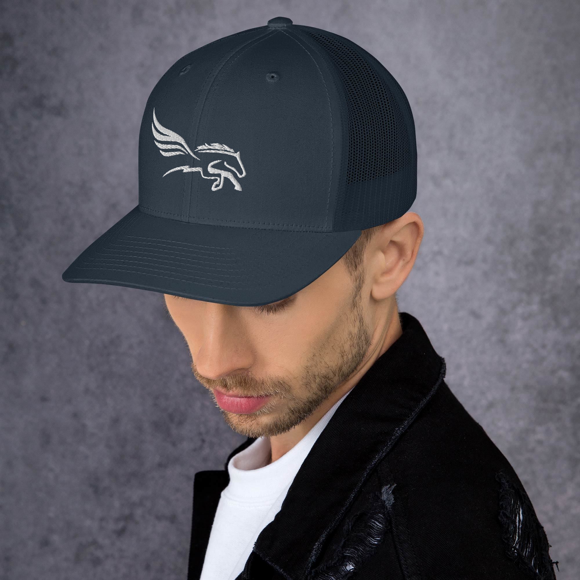 Large White Percy - Trucker Cap