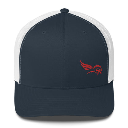 Small Red Percy Trucker Cap