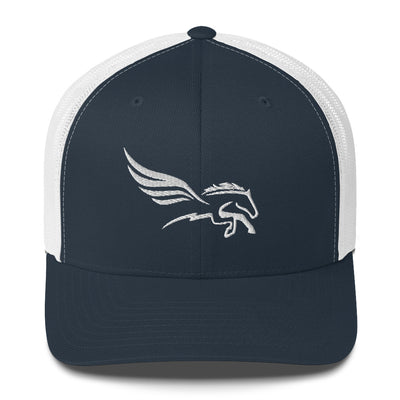 Large White Percy - Trucker Cap