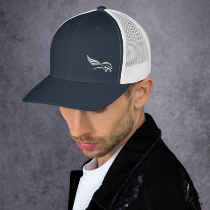 Small White Percy - Trucker Cap