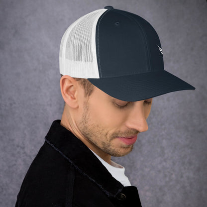 Small White Percy - Trucker Cap